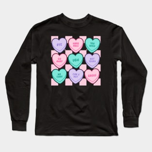 Anti Love Pills Love Sucks Anti Valentines Day No Thnx Can U Not Go Away Long Sleeve T-Shirt